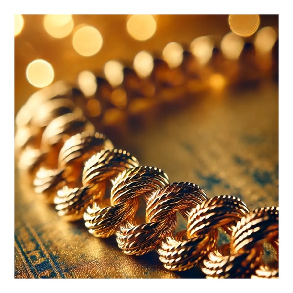 زنجیر پیچ‌خورده (Twisted Chain)؛ سبکی زیبا و منحصر به فرد در دنیای طلا و جواهرات
