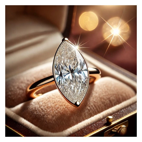 همه چیز درباره انگشتر برش مارکیز (Marquise Cut)